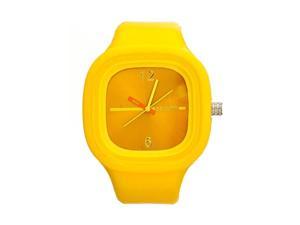 Flexi Yellow Rubber Watch