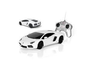 Lamborghini Aventador RC Remote Control 9" 1:24 Scale Car White