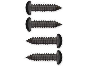Cruiser Accessories 80450 License Plate Frame Tapping License Plate Fasteners, Black