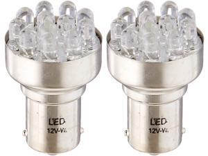LED Super Bright Automotive Replacement Bulbs - 1156  Clear  2-Pack