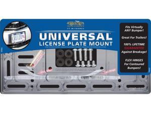 Cruiser Accessories License Plate Frame Hardware Universal License Plate Mount Clear 79000