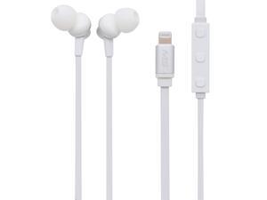 MobileSpec MBS10308 Wired Earbuds with Lightning® Connector  White