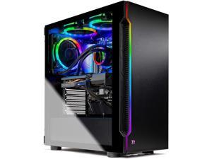 Skytech Shadow 3.0 Gaming PC Desktop - AMD Ryzen 7 3700X 3.6GHz, RTX 3060 Ti 8GB GDDR6, 16GB DDR4 3000, 1TB NVME, B550 Motherboard, 600W Gold PSU, AC WiFi, Windows 10 Home 64-bit