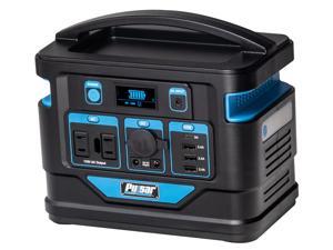 Pulsar 200 Watt Lithium-Ion Portable Power Station with LCD Display and Flashlight for Outdoor, RV, Camping, Emergency PPS200