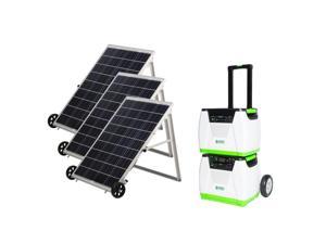 Nature's Generator 1800W Portable Generator 2-WAYS (Solar panels & Wind)- Platinum System GXNGPT