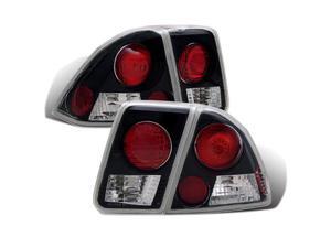 CG HONDA CIVIC 01-04 4 DR TAILLIGHT BLACK 03-HC2001TLA4DJM PAIR CG HONDA CIVIC 01-04 4 DR TAILLIGHT BLACK 03-HC2001TLA4DJM PAIR