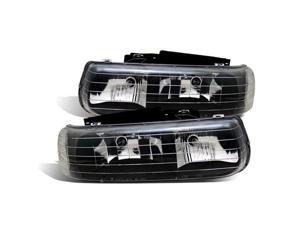 CG CHEVY SILVERADO 99-02 BLACK HEADLIGHT 02-AZ-CL99-B PAIR CG CHEVY SILVERADO 99-02 BLACK HEADLIGHT 02-AZ-CL99-B PAIR