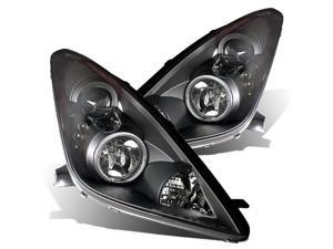 CG TOYOTA CELICA 00-04 PROJECTOR HEADLIGHT HALO BLACK 02-AZ-TC00-PBC-R PAIR CG TOYOTA CELICA 00-04 PROJECTOR HEADLIGHT HALO BLACK 02-AZ-TC00-PBC-R PAIR