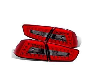 CG MITSUBISHI LANCER 08-09 L.E.D 4 PCS TAILLIGHT RED/SMOKE 03-ML08TLEDRS PAIR CG MITSUBISHI LANCER 08-09 L.E.D 4 PCS TAILLIGHT RED/SMOKE 03-ML08TLEDRS PAIR