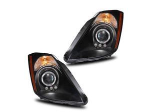 CG For Nissan 350Z 03-07 Projector Headlight Halo Black Clear Amber CG For Nissan 350Z 03-07 Projector Headlight Halo Black Clear Amber