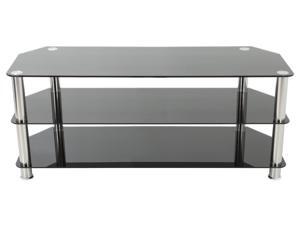 AVF SDC1250-A TV Stand for up to 60" TVs, Black Glass, Chrome Legs AVF SDC1250-A TV Stand for up to 60" TVs, Black Glass, Chrome Legs