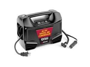 Wagan Digital Display Dual AC/DC 110V/12V Air Compressor Tire Inflator with Nozzle Adapters for Vehicle Outdoor and Home Indoor Using Wagan Digital Display Dual AC/DC 110V/12V Air Compressor Tire Inflator with Nozzle Adapters for Vehicle Outdoor and Home Indoor Using