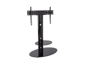 AVF FSL800LUS-A TV Floor Stand With TV Mounting Column For 32-Inch To 65-Inch TVs, Silver And Black