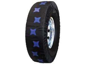 SCC S100 HD SuperSox Tire Traction with Reinforced Studded Urethane Pads, Set of 2