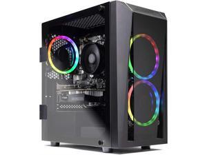 SkyTech Blaze II Gaming Computer PC Desktop – Ryzen 5 2600 6-Core 3.4 GHz, NVIDIA GeForce GTX 1660 Super 6G, 500G SSD, 16GB DDR4 3000MHz, RGB, AC WiFi, Windows 10 Home 64-bit SkyTech Blaze II Gaming Computer PC Desktop – Ryzen 5 2600 6-Core 3.4 GHz, NVIDIA GeForce GTX 1660 Super 6G, 500G SSD, 16GB DDR4 3000MHz, RGB, AC WiFi, Windows 10 Home 64-bit