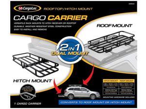 CargoLoc 2-in-1 48" x 19.5" Hitch Mount and Roof Top Cargo Carrier 32534 CargoLoc 2-in-1 48" x 19.5" Hitch Mount and Roof Top Cargo Carrier 32534