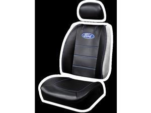 Plasticolor 008625R01 Ford Deluxe Seat Cover Embrodired Logo High Contrast Stitching Premium 3 Piece Sideless Car Truck or SUV Seatcover with Cargo Pocket Plasticolor 008625R01 Ford Deluxe Seat Cover Embrodired Logo High Contrast Stitching Premium 3 Piece Sideless Car Truck or SUV Seatcover with Cargo Pocket