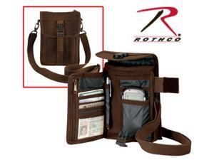 Travel Bag Portfolio Shoulder Bag by Rothco in Brown Travel Bag Portfolio Shoulder Bag by Rothco in Brown