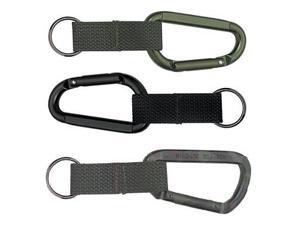 Rothco 80mm Carabiner with Webbing Rothco 80mm Carabiner with Webbing