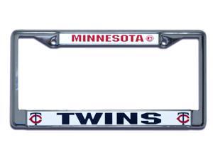 Minnesota Twins Chrome License Plate Frame Minnesota Twins Chrome License Plate Frame