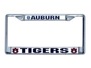 Auburn Tigers Chrome License Plate Frame Auburn Tigers Chrome License Plate Frame
