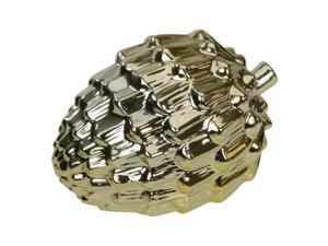 6" Metallic Gold Pinecone Christmas Tabletop Decoration