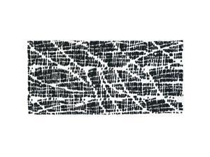 21" x 54" Black and White Decorative Afton Design Area Rug 21" x 54" Black and White Decorative Afton Design Area Rug