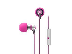 Mee audio Pink EP-M11J-PK-MEE 3.5mm Connector In-Ear Headphones with Microphone Made with Swarovski Crystals Mee audio Pink EP-M11J-PK-MEE 3.5mm Connector In-Ear Headphones with Microphone Made with Swarovski Crystals