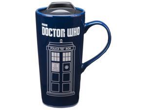 Doctor Who 20 Ounce Heat Reactive Ceramic Travel Mug, Multicolored