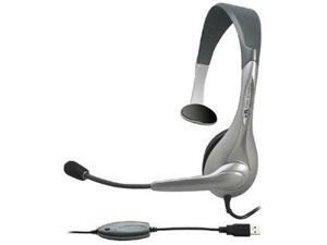 Cyber Acoustics AC-840 Internet Communication USB Mono Headset - Over-the-head Cyber Acoustics AC-840 Internet Communication USB Mono Headset - Over-the-head