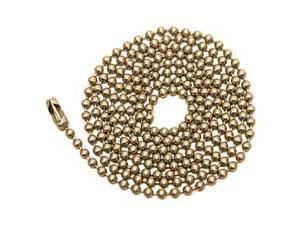 Westinghouse 77109 - 12' Beaded Chain with Connector - Antique Brass Finish (77109 12 Ft. Antique Brass Beaded Chain with Connector) Westinghouse 77109 - 12' Beaded Chain with Connector - Antique Brass Finish (77109 12 Ft. Antique Brass Beaded Chain with Connector)