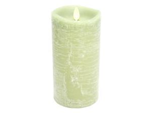Luminara 02344 - 3.5" x 7" Rustic Harvest Sage (Vanilla Scent) Wavy Edge Realistic Flame Battery Operated LED Wax Candle Light with Timer Luminara 02344 - 3.5" x 7" Rustic Harvest Sage (Vanilla Scent) Wavy Edge Realistic Flame Battery Operated LED Wax Candle Light with Timer