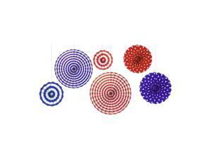 Decorative Paper Fans - Patriotic Decorative Paper Fans - Patriotic