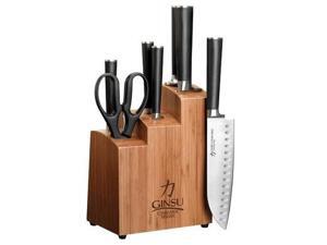 Ginsu 07108 Chikara 8-Piece Stainless-Steel Knife Set with Bamboo Block Ginsu 07108 Chikara 8-Piece Stainless-Steel Knife Set with Bamboo Block