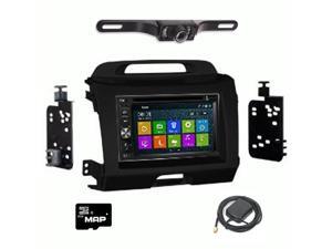 Otto Navi In Dash Navigation System DVD GPS Navigation Multimedia Radio and Dash Kit for Kia Sportage 2011-2016 with Back up camera and extra Otto Navi In Dash Navigation System DVD GPS Navigation Multimedia Radio and Dash Kit for Kia Sportage 2011-2016 with Back up camera and extra