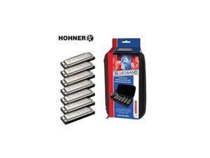Hohner Bluesband 7-Harmonica Set with Case Hohner Bluesband 7-Harmonica Set with Case