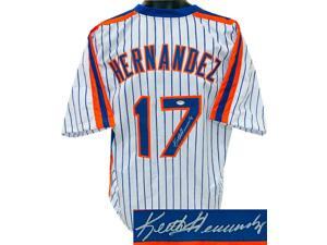 Keith Hernandez signed White Pinstripe Custom Stitched Pro Baseball Jersey XL- PSA Witnessed Keith Hernandez signed White Pinstripe Custom Stitched Pro Baseball Jersey XL- PSA Witnessed
