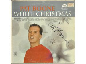 Pat Boone signed 1959 White Christmas Album Cover/No Vinyl- JSA #JJ96515 Pat Boone signed 1959 White Christmas Album Cover/No Vinyl- JSA #JJ96515