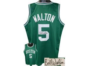 Bill Walton signed Boston Green TB Custom Stitched Pro Style Basketball Jersey JSA Witnessed