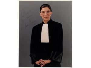 Ruth Bader Ginsburg hand signed Supreme Court Justice 8x10 Portrait Judicial Robe Photo   JSA Full LOA (To Bill C/Ultra Rare)