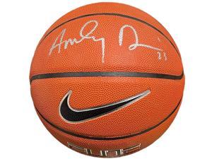 Anthony Davis signed Nike Elite Competition NCAA Licensed Basketball 23 Beckett Rev Kentucky Wildcats2012 National Champs