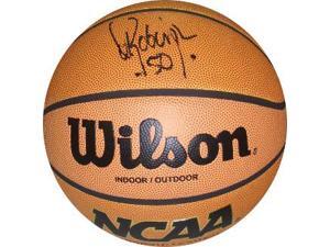 David Robinson signed NCAA Indoor/Outdoor Basketball (Navy Midshipmen)- JSA Hologram David Robinson signed NCAA Indoor/Outdoor Basketball (Navy Midshipmen)- JSA Hologram