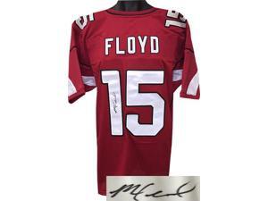 Michael Floyd signed Red Custom Stitched Pro Style Football Jersey XL- JSA Hologram Michael Floyd signed Red Custom Stitched Pro Style Football Jersey XL- JSA Hologram