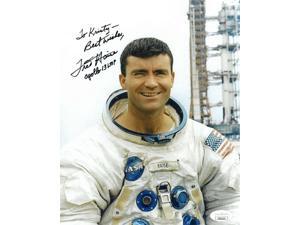 Fred Haise signed NASA Astronaut/Pilot Vintage Color 8x10 Photo Apollo 13 LMP Best Wishes To Kristy- JSA Hologram #EE62131 Fred Haise signed NASA Astronaut/Pilot Vintage Color 8x10 Photo Apollo 13 LMP Best Wishes To Kristy- JSA Hologram #EE62131