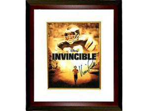 VINCE PAPALE SIGNED EAGLES 8X10 INSC. INVINCIBLE - HOF COA