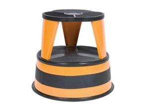Cramer Kik-Step Steel Step Stool 350 lb cap 16" dia. x 14 1/4h Orange 100130 Cramer Kik-Step Steel Step Stool 350 lb cap 16" dia. x 14 1/4h Orange 100130