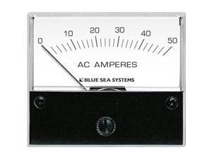 Blue Sea 9630 AC Analog Ammeter 0-50 Amperes AC Blue Sea 9630 AC Analog Ammeter 0-50 Amperes AC