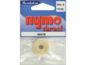 Nymo Thread .20X72yd-White Nymo Thread .20X72yd-White