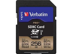 Verbatim Memory Card SDXC 90MB/s Read Speed 256GB BK/GD 99141 Verbatim Memory Card SDXC 90MB/s Read Speed 256GB BK/GD 99141