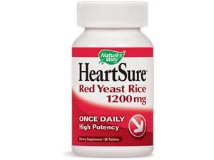 HeartSure Red Yeast Rice 1200 mg - Nature's Way - 60 - Tablet